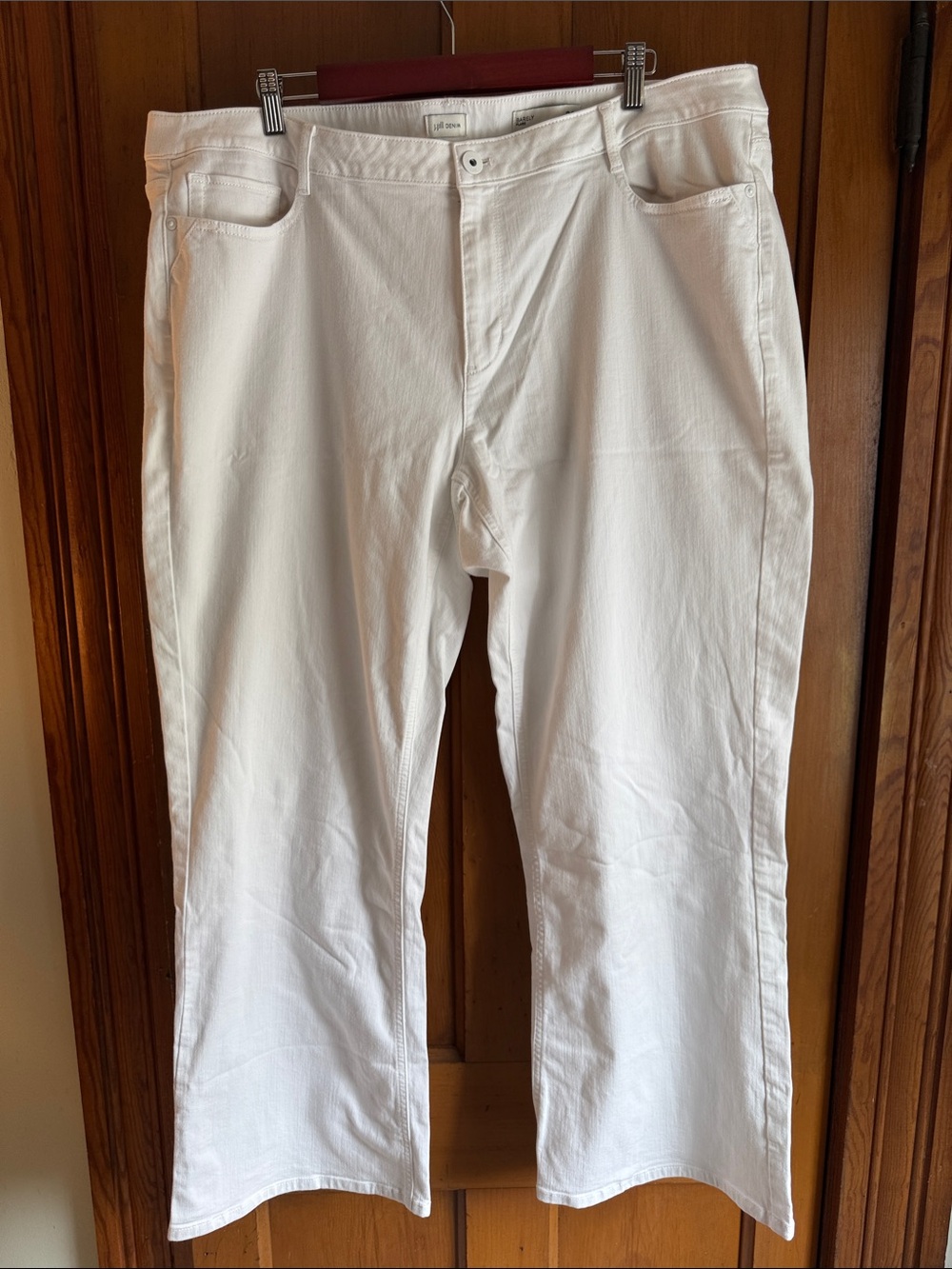 J. Jill Straight Leg Jeans in White